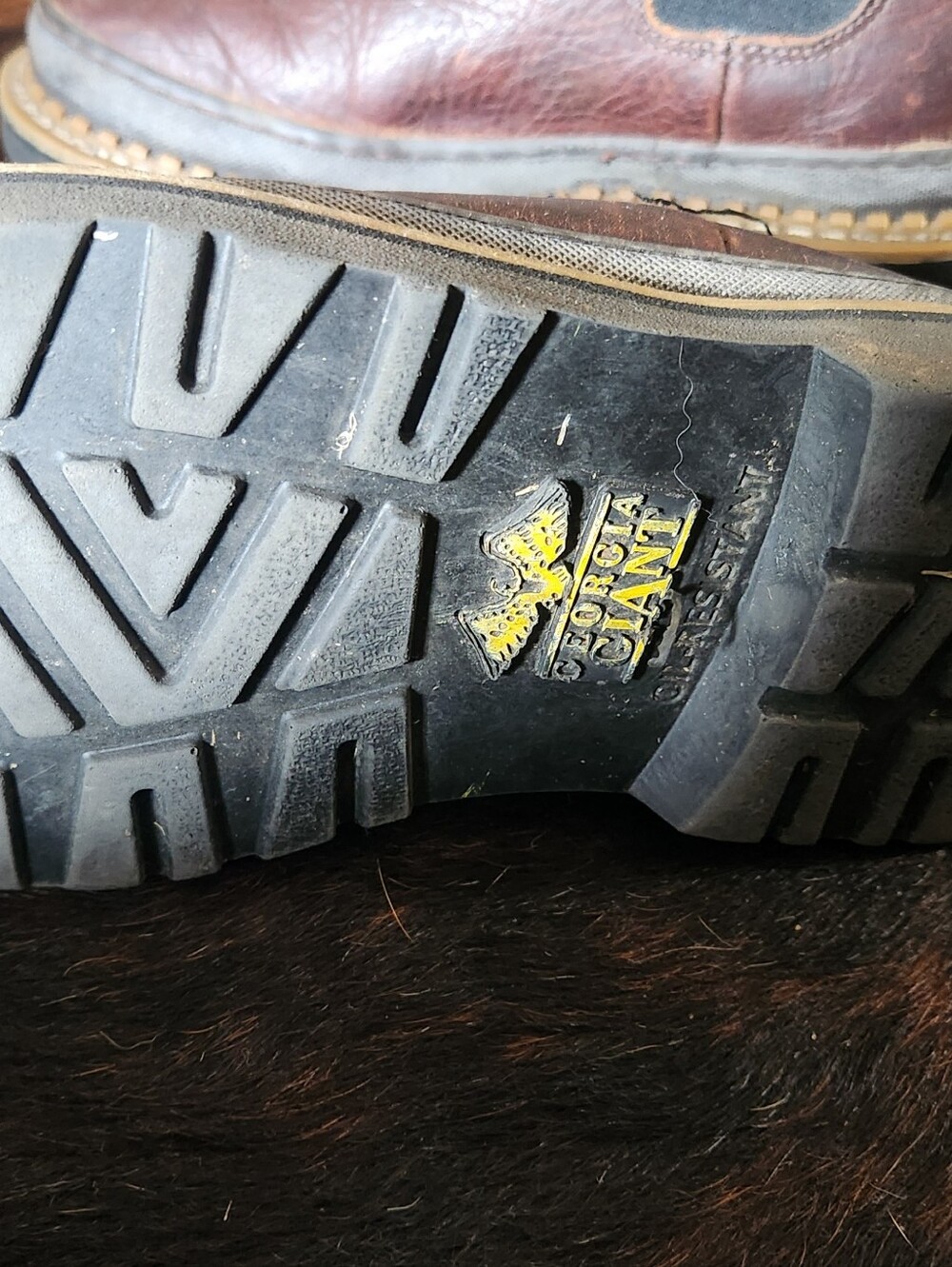 Georgia Giant Slip On Boots 6.5M - Picture 4 of 5